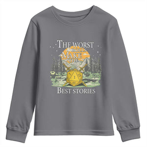 Not All Those Who Wander Are Lost Nevermind Youth Sweatshirt Funny RPG Parody Gamer TS11 Charcoal Print Your Wear