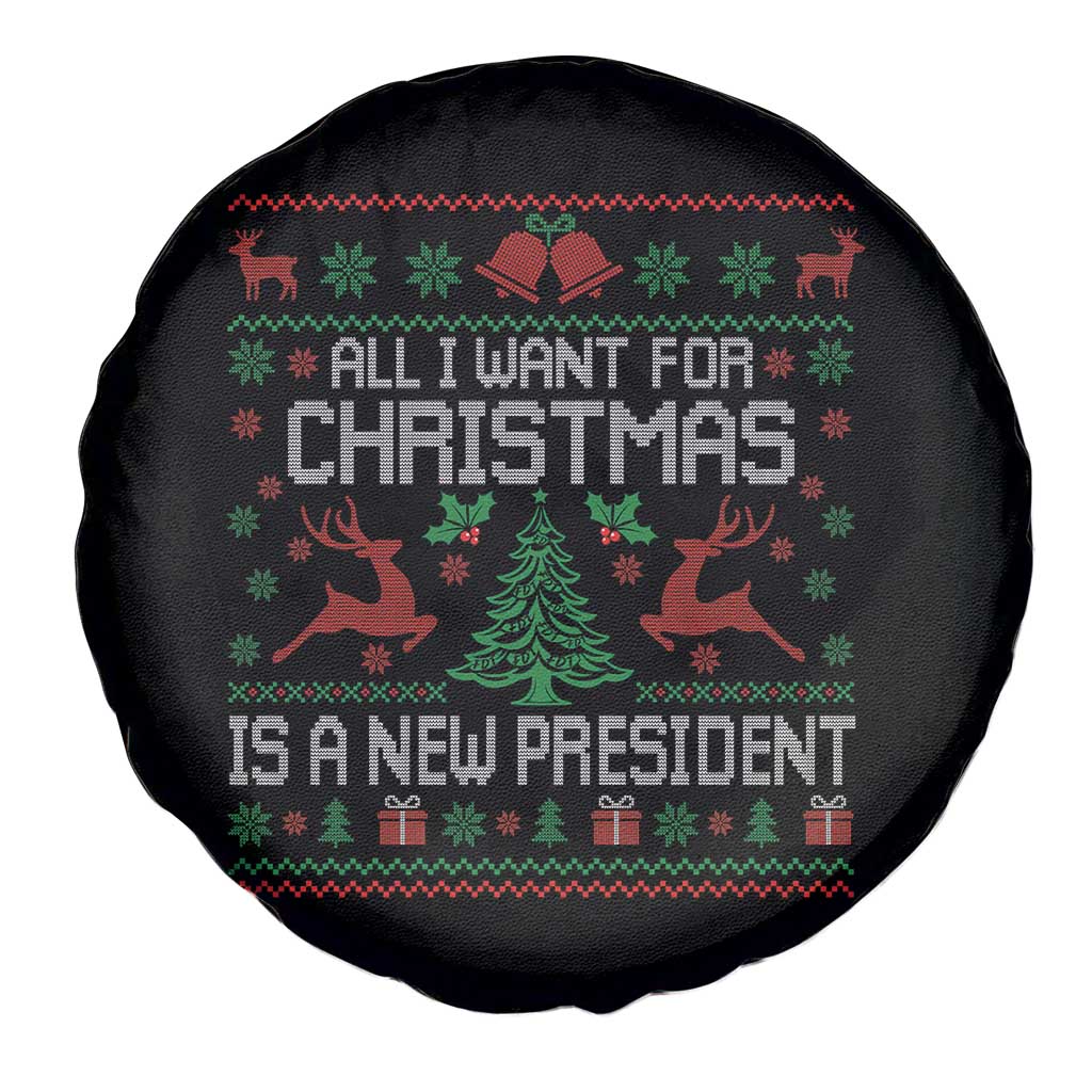 All I Want For Christmas Is A New President Spare Tire Cover Funny Xmas Political Satire TS11 Print Your Wear
