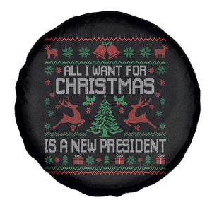 All I Want For Christmas Is A New President Spare Tire Cover Funny Xmas Political Satire TS11 Print Your Wear