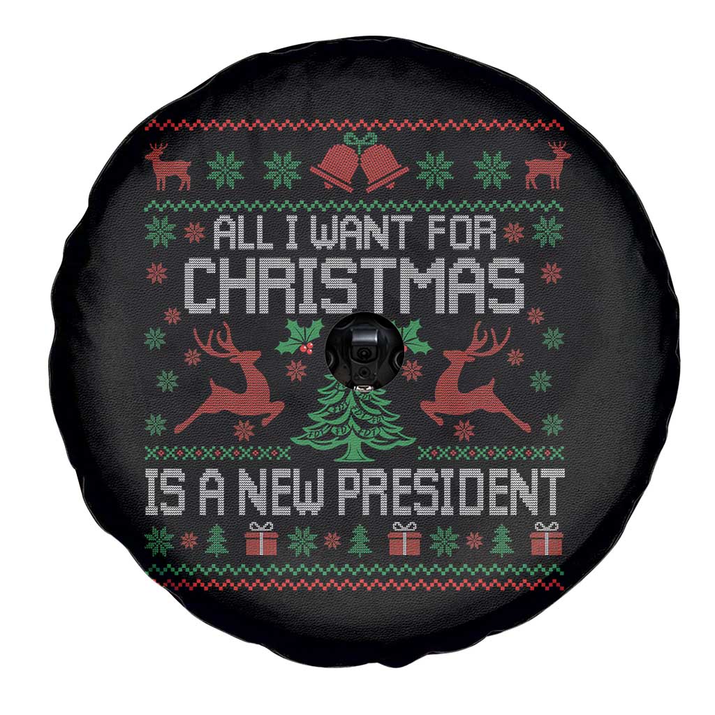 All I Want For Christmas Is A New President Spare Tire Cover Funny Xmas Political Satire TS11 Print Your Wear