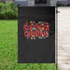 Stranger Christmas Garden Flag Funny Xmas Alphabet Neon Lights Movie TS11 Print Your Wear