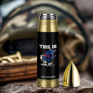 This Is Bullshit Bullet Tumbler Funny Cow Buffalo Toilet TS11 Print Your Wear