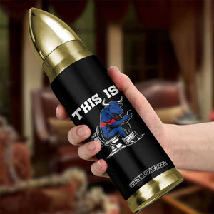 This Is Bullshit Bullet Tumbler Funny Cow Buffalo Toilet TS11 Print Your Wear