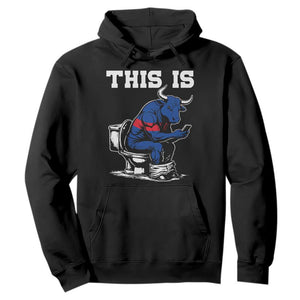 This Is Bullshit Hoodie Funny Cow Buffalo Toilet TS11 Black Print Your Wear