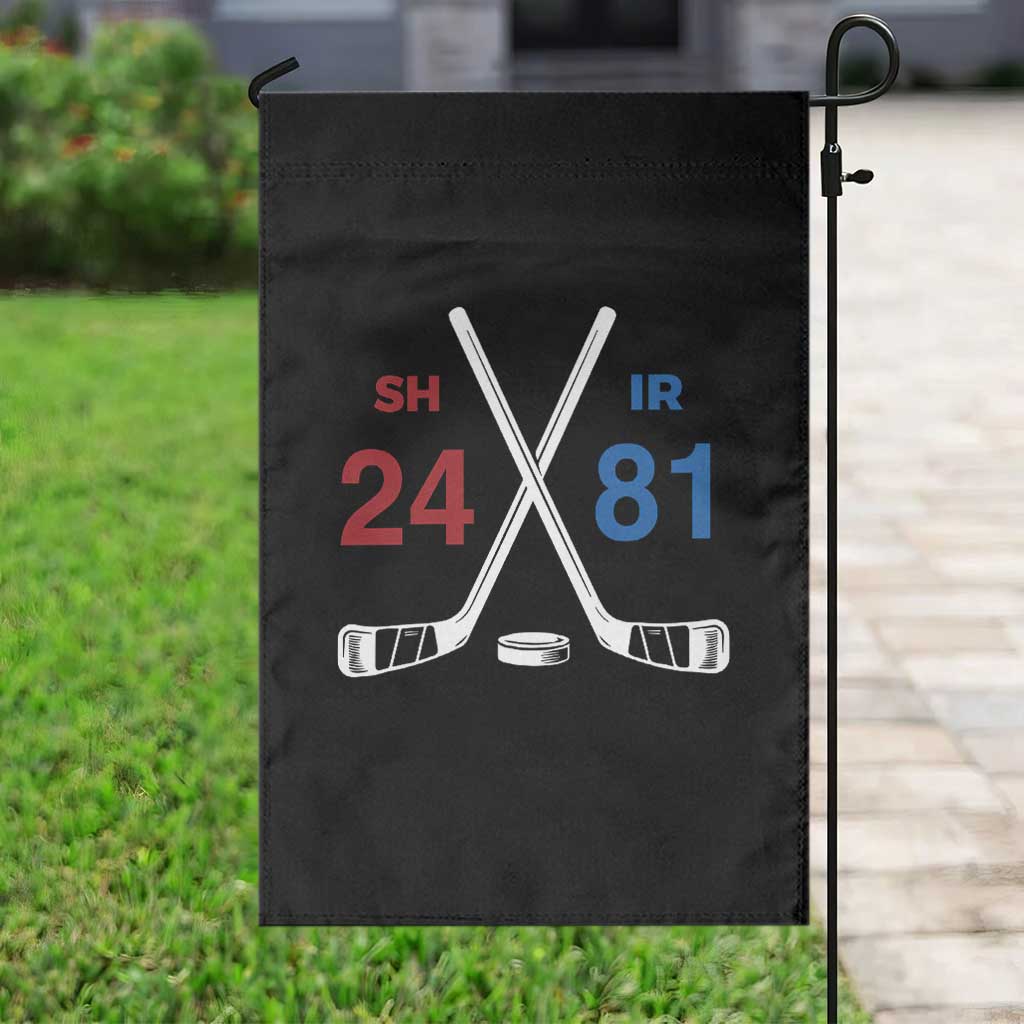 Funny Romance Hockey Garden Flag 24 81 Numbers Sport Ice Hockey Team TS11 Print Your Wear