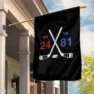 Funny Romance Hockey Garden Flag 24 81 Numbers Sport Ice Hockey Team TS11 Print Your Wear