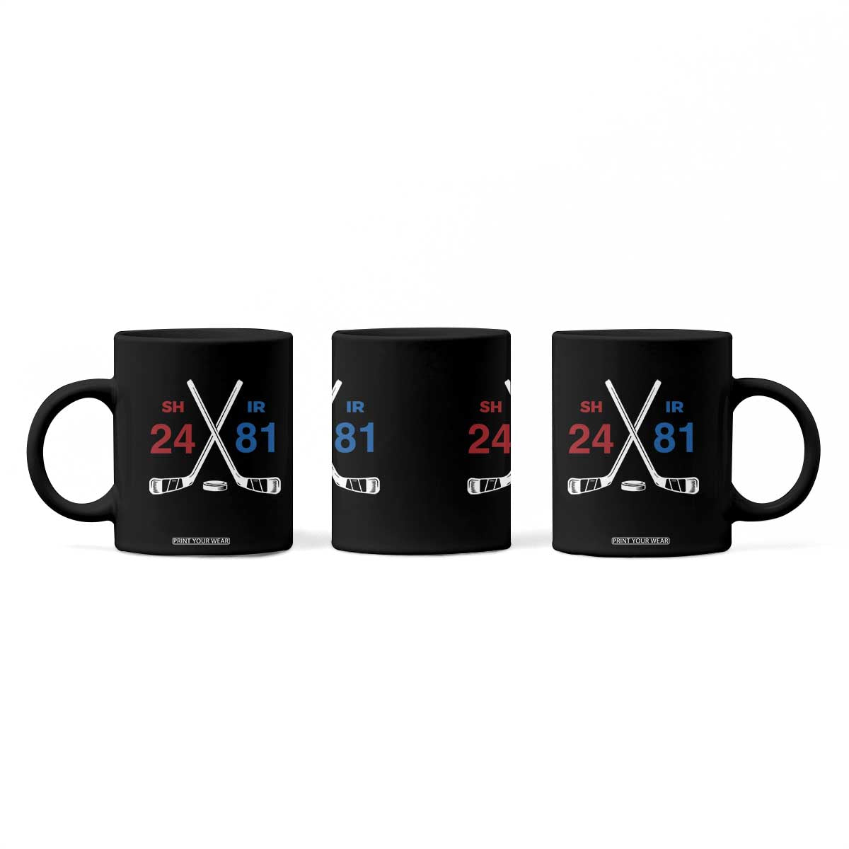 Funny Romance Hockey Coffee Mug 24 81 Numbers Sport Ice Hockey Team TS11 Print Your Wear