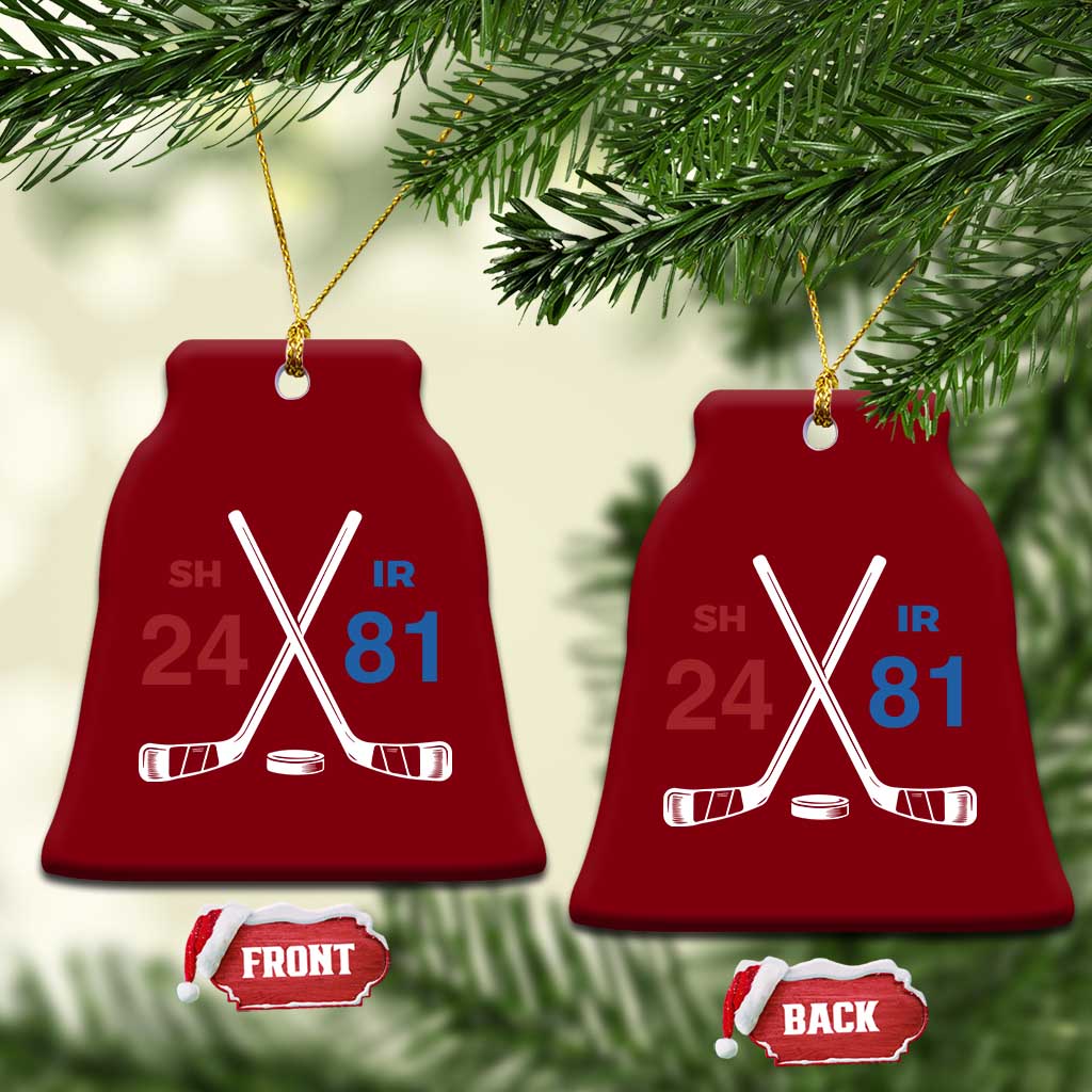 Funny Romance Hockey Ceramic Ornament 24 81 Numbers Sport Ice Hockey Team TS11 Print Your Wear