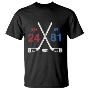 Funny Romance Hockey T Shirt 24 81 Numbers Sport Ice Hockey Team TS11 Black Print Your Wear