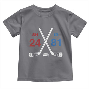 Funny Romance Hockey Toddler T Shirt 24 81 Numbers Sport Ice Hockey Team TS11 Charcoal Print Your Wear