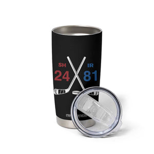 Funny Romance Hockey Tumbler Cup 24 81 Numbers Sport Ice Hockey Team TS11 Print Your Wear