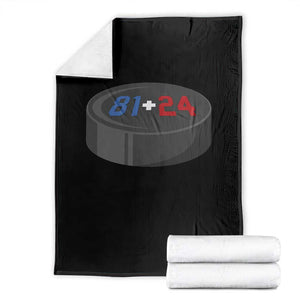 Funny Romance Hockey Lover Throw Blanket 24 81 Jersey Numbers Sport TS11 Black Print Your Wear