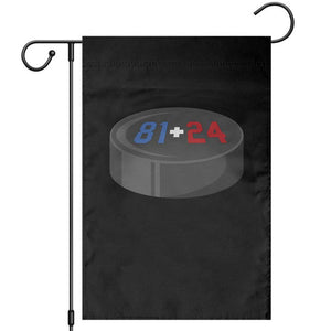 Funny Romance Hockey Lover Garden Flag 24 81 Jersey Numbers Sport TS11 Black Print Your Wear