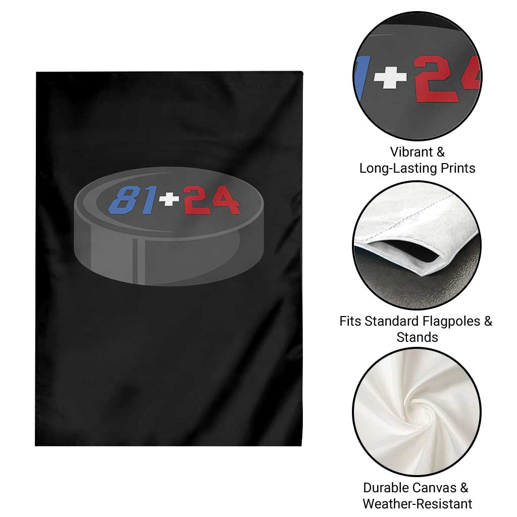 Funny Romance Hockey Lover Garden Flag 24 81 Jersey Numbers Sport TS11 Print Your Wear