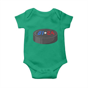 Funny Romance Hockey Lover Baby Onesie 24 81 Jersey Numbers Sport TS11 Irish Green Print Your Wear