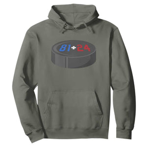 Funny Romance Hockey Lover Hoodie 24 81 Jersey Numbers Sport TS11 Military Green Print Your Wear