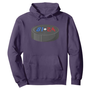 Funny Romance Hockey Lover Hoodie 24 81 Jersey Numbers Sport TS11 Purple Print Your Wear