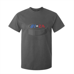 Funny Romance Hockey Lover T Shirt For Kid 24 81 Jersey Numbers Sport TS11 Dark Heather Print Your Wear