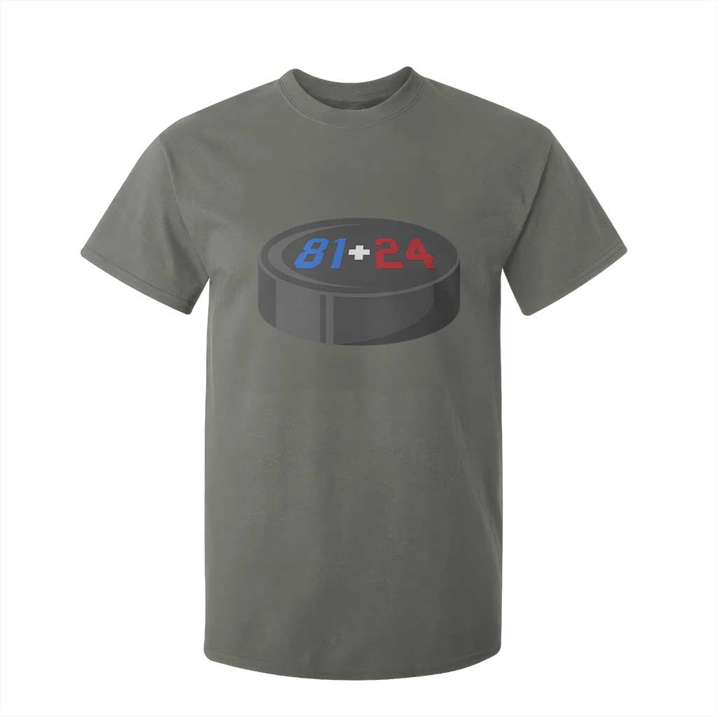 Funny Romance Hockey Lover T Shirt For Kid 24 81 Jersey Numbers Sport TS11 Military Green Print Your Wear