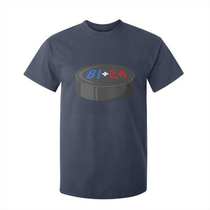 Funny Romance Hockey Lover T Shirt For Kid 24 81 Jersey Numbers Sport TS11 Navy Print Your Wear