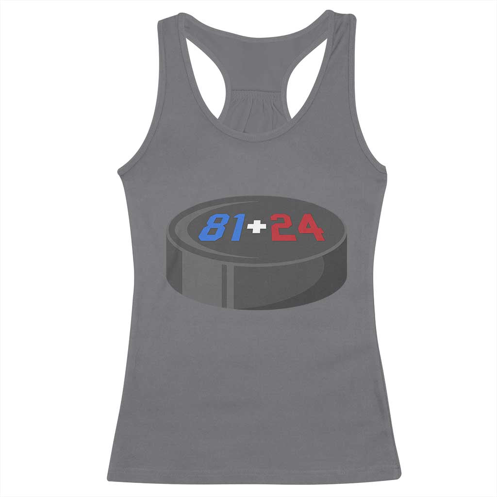 Funny Romance Hockey Lover Racerback Tank Top 24 81 Jersey Numbers Sport TS11 Charcoal Print Your Wear
