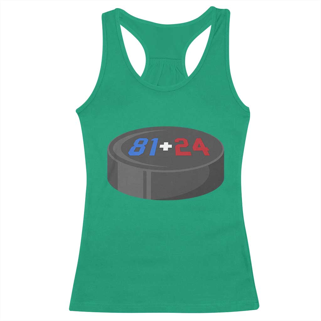 Funny Romance Hockey Lover Racerback Tank Top 24 81 Jersey Numbers Sport TS11 Irish Green Print Your Wear