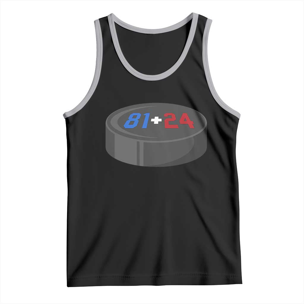 Funny Romance Hockey Lover Tank Top 24 81 Jersey Numbers Sport TS11 Black Athletic Heather Print Your Wear