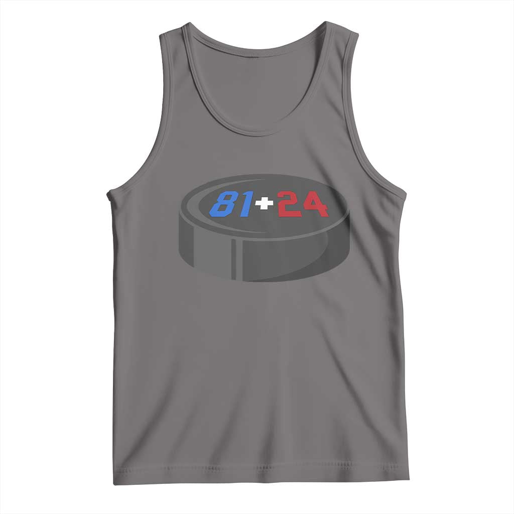 Funny Romance Hockey Lover Tank Top 24 81 Jersey Numbers Sport TS11 Deep Heather Print Your Wear