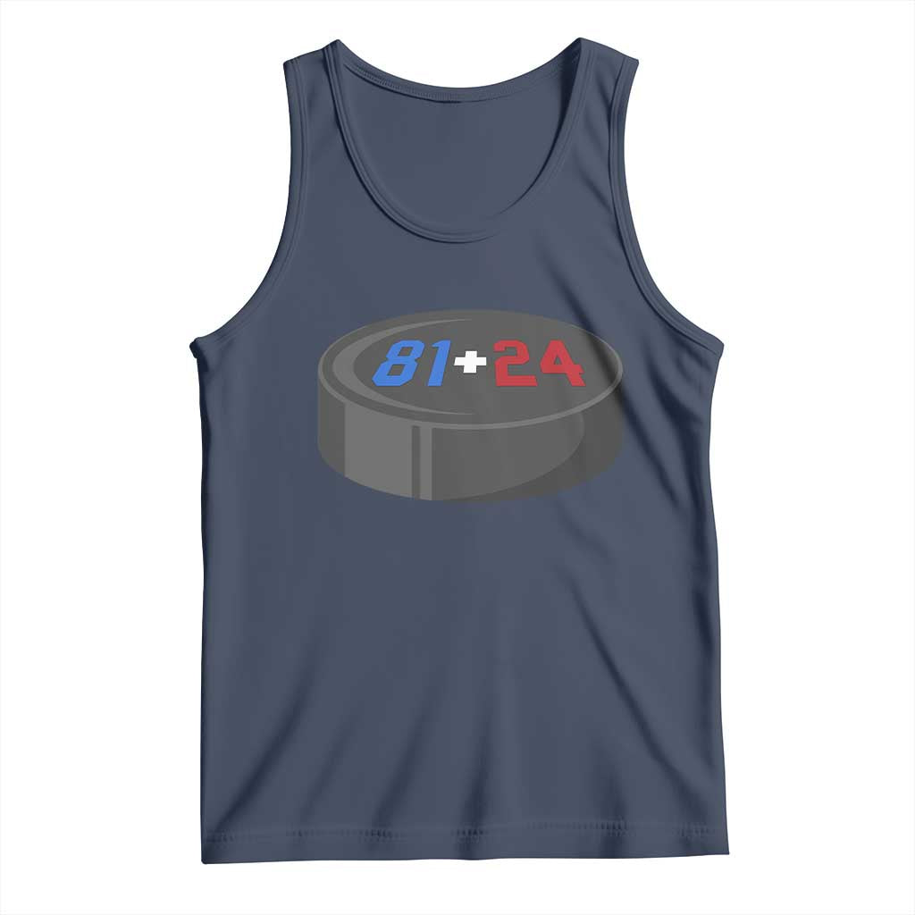 Funny Romance Hockey Lover Tank Top 24 81 Jersey Numbers Sport TS11 Navy Print Your Wear