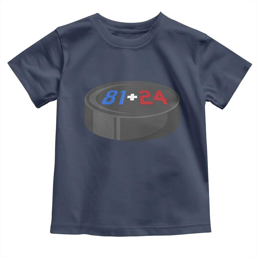 Funny Romance Hockey Lover Toddler T Shirt 24 81 Jersey Numbers Sport TS11 Navy Print Your Wear