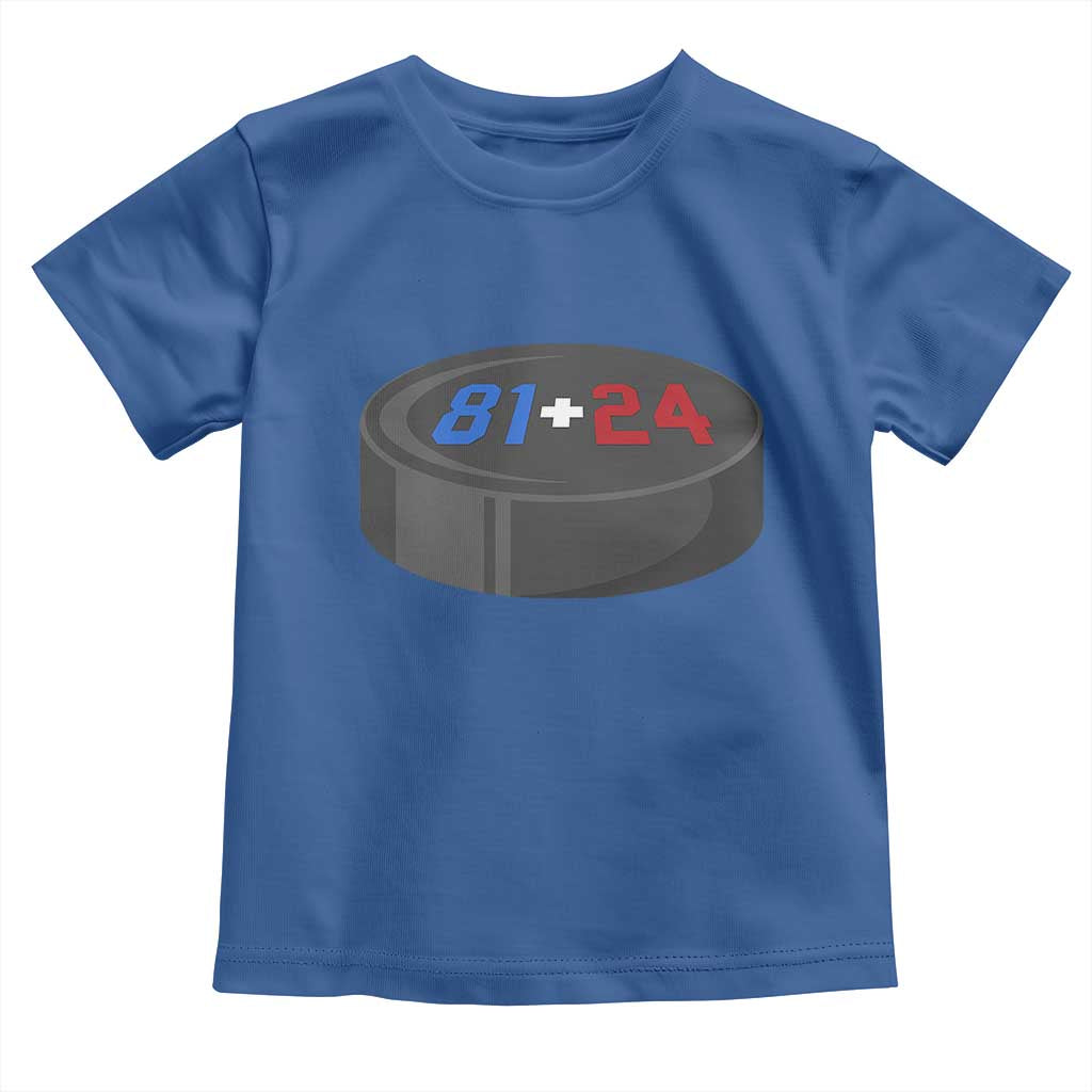 Funny Romance Hockey Lover Toddler T Shirt 24 81 Jersey Numbers Sport TS11 Royal Blue Print Your Wear