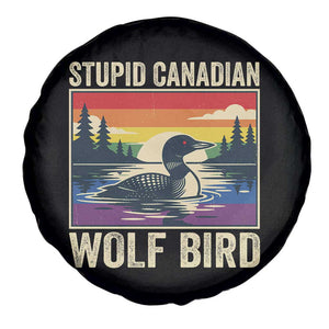 Stupid Canadian Wolf Bird Spare Tire Cover Funny Common Loon Meme LGBT Hockey TS11 Print Your Wear