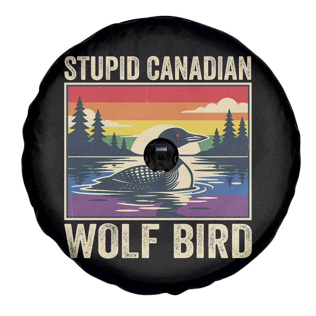 Stupid Canadian Wolf Bird Spare Tire Cover Funny Common Loon Meme LGBT Hockey TS11 Print Your Wear