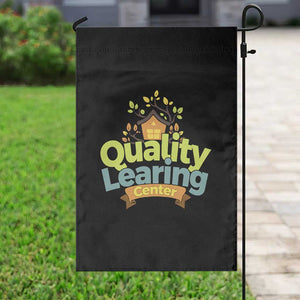 Funny Day Care Garden Flag Quality Learing Center Learning School Quote TS11 Print Your Wear