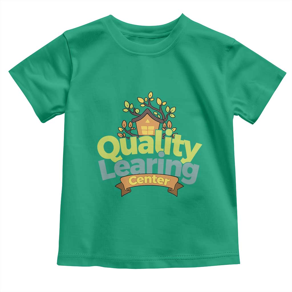 Funny Day Care Toddler T Shirt Quality Learing Center Learning School Quote TS11 Irish Green Print Your Wear