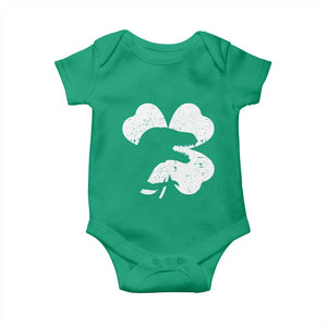 Funny St Patricks Day Dinosaur Shamrock Baby Onesie TS11 Irish Green Print Your Wear