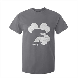 Funny St Patricks Day Dinosaur Shamrock T Shirt For Kid TS11 Charcoal Print Your Wear