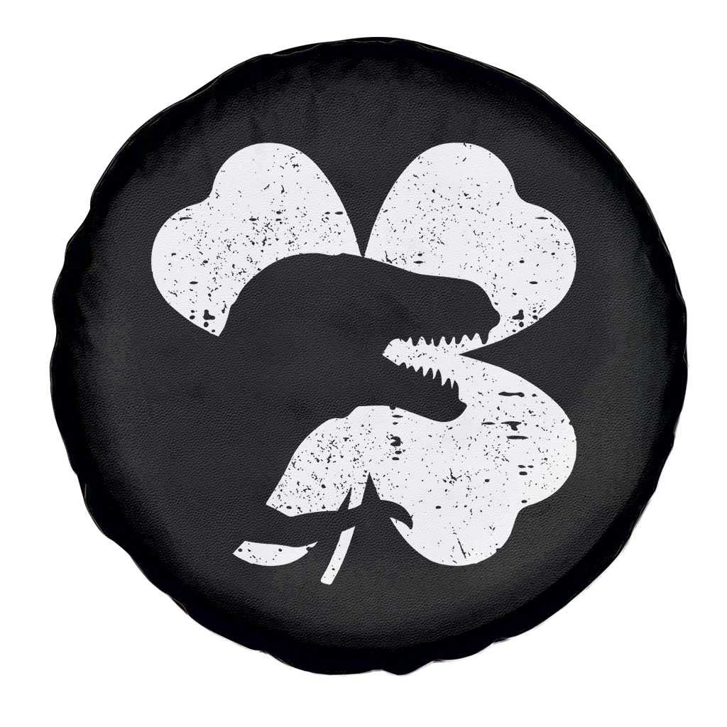 Funny St Patricks Day Dinosaur Shamrock Spare Tire Cover TS11 Print Your Wear