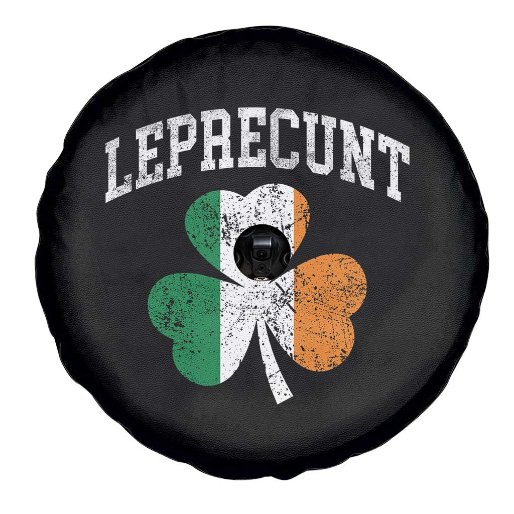 Funny Leprecunt St Patricks Day Spare Tire Cover Vintage Irish Shamrock Adult Humor TS11 Print Your Wear