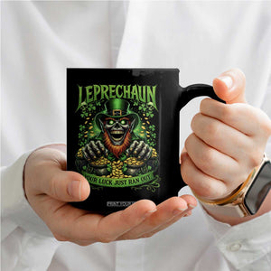 St Patricks Day Horror Leprechaun Coffee Mug Your Luck Just Ran Out Creepy St Pattys Day TS11 Print Your Wear