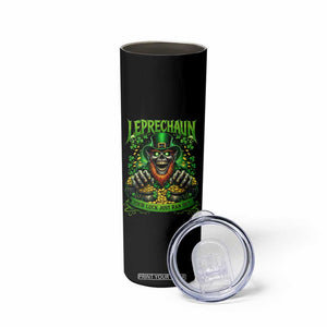 St Patricks Day Horror Leprechaun Skinny Tumbler Your Luck Just Ran Out Creepy St Pattys Day TS11 Print Your Wear
