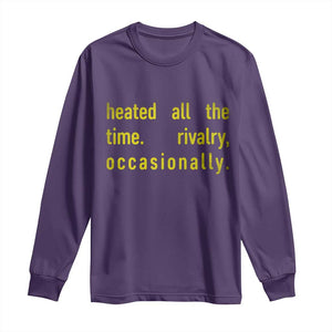 Funny Heated All The Time Rivalry Occasionally Long Sleeve Shirt LGBT Ice Hockey TS11 Purple Print Your Wear