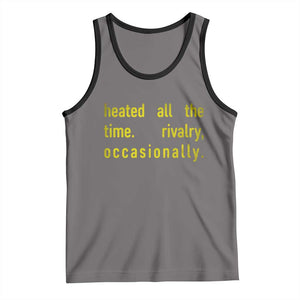 Funny Heated All The Time Rivalry Occasionally Tank Top LGBT Ice Hockey TS11 Deep Heather Black Print Your Wear