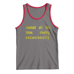 Funny Heated All The Time Rivalry Occasionally Tank Top LGBT Ice Hockey TS11 Deep Heather Red Print Your Wear