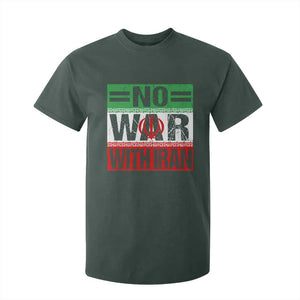 No War With Iran T Shirt For Kid Freedom For Iranians Vintage Iran Flag TS11 Dark Forest Green Print Your Wear