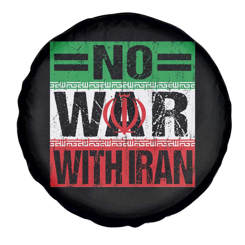 No War With Iran Spare Tire Cover Freedom For Iranians Vintage Iran Flag TS11 Print Your Wear
