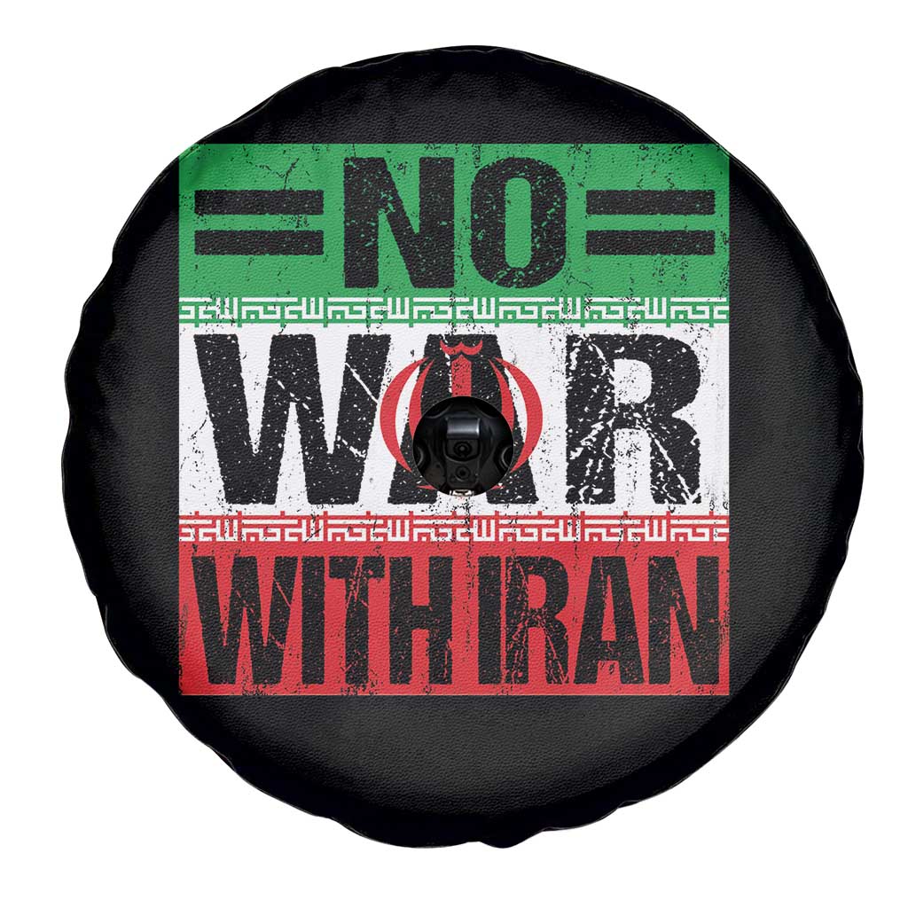 No War With Iran Spare Tire Cover Freedom For Iranians Vintage Iran Flag TS11 Print Your Wear
