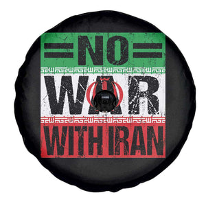 No War With Iran Spare Tire Cover Freedom For Iranians Vintage Iran Flag TS11 Print Your Wear