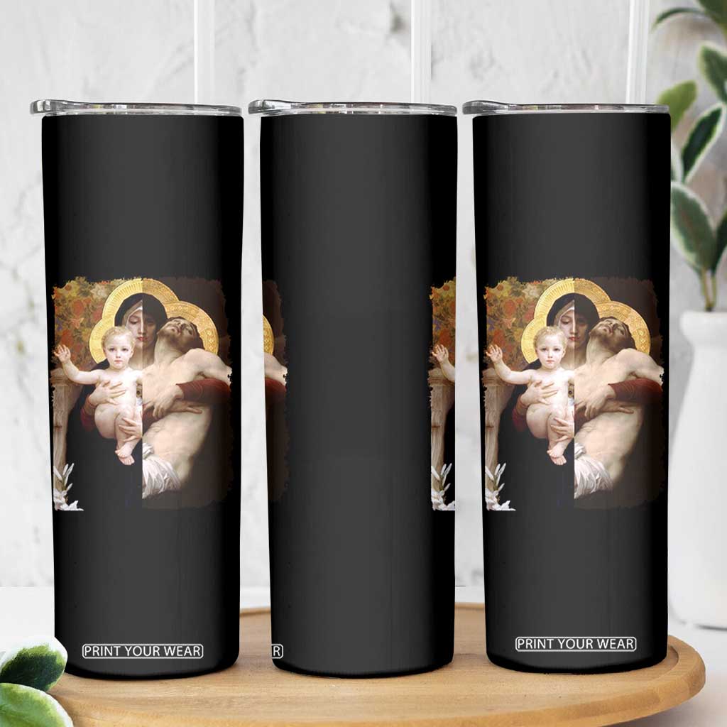 Jesus Christ and Mother Mary William Adolphe Bouguereau Art Skinny Tumbler TS11 Print Your Wear