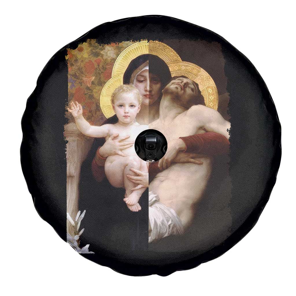 Jesus Christ and Mother Mary William Adolphe Bouguereau Art Spare Tire Cover TS11 Print Your Wear